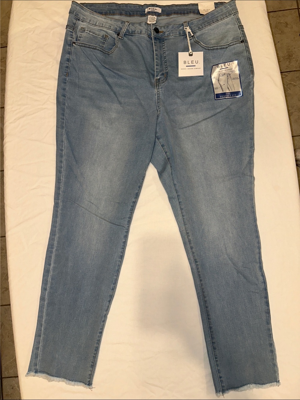 Bleu Denim High-Rise Skinny - 20W